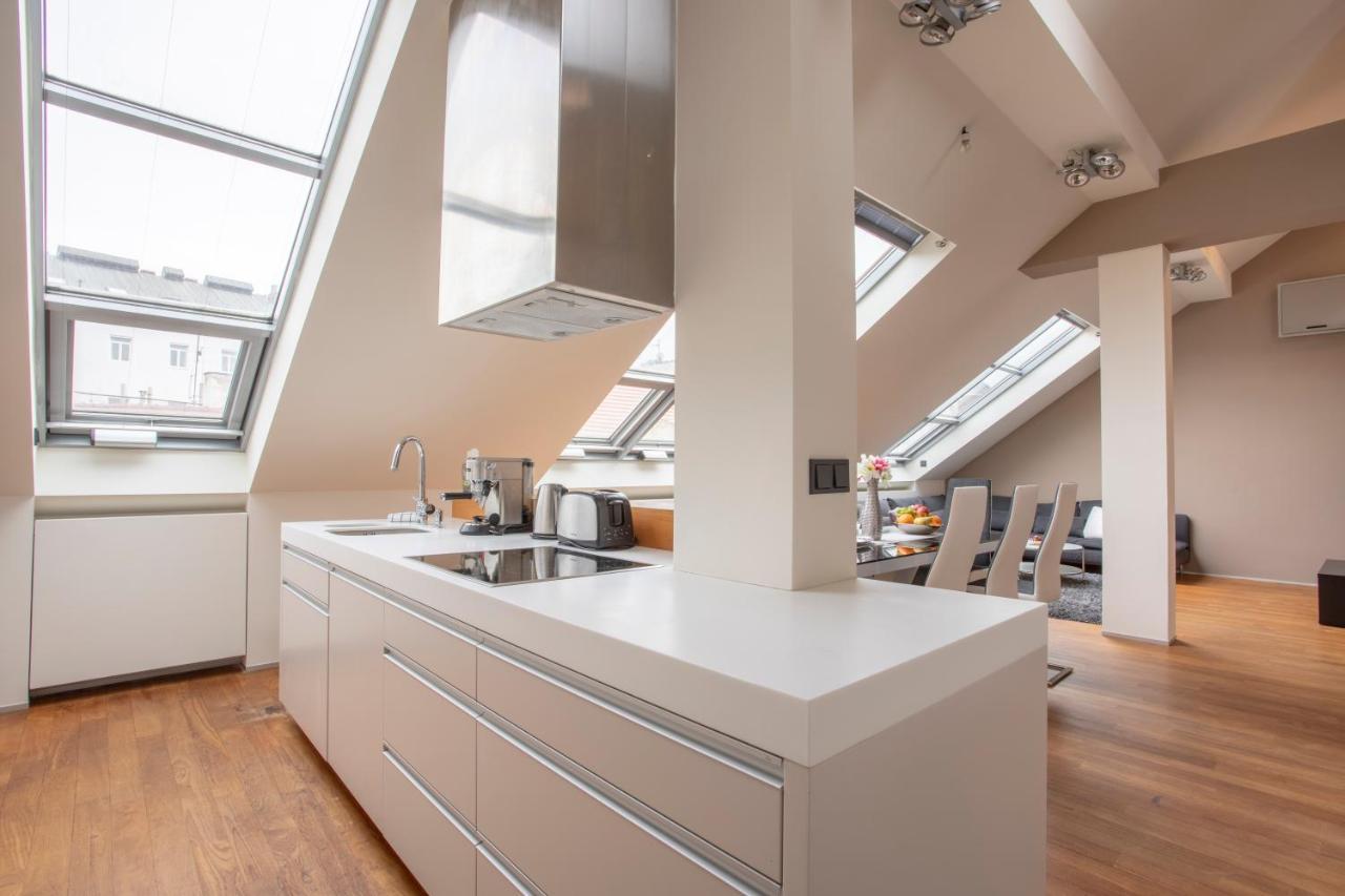 Luxury Central Duplex With Terrace Prag Exterior foto