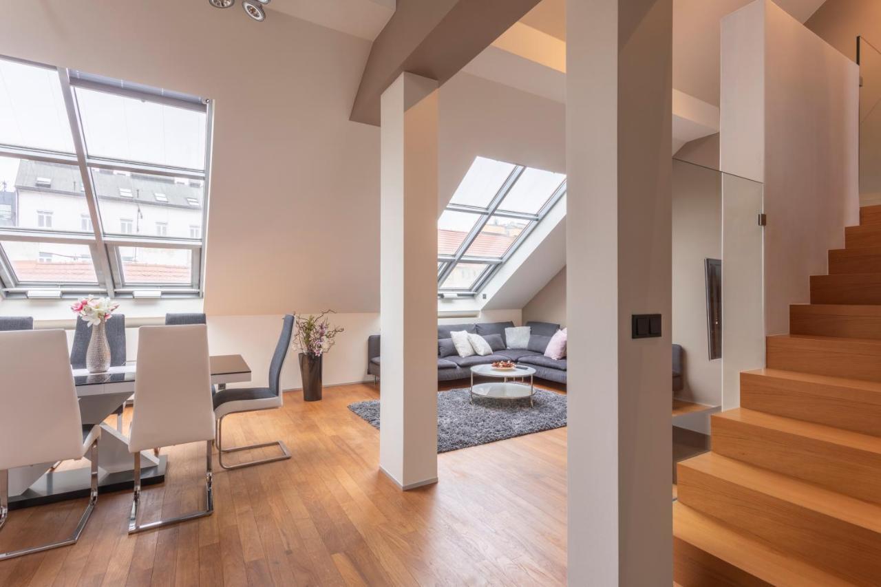 Luxury Central Duplex With Terrace Prag Exterior foto